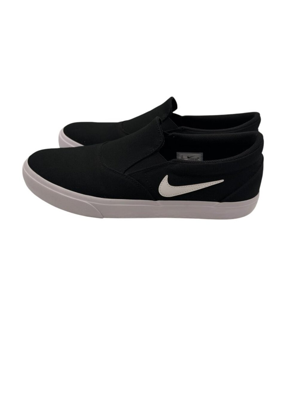 Men's Nike Charge Slip SB Black white, Size 12